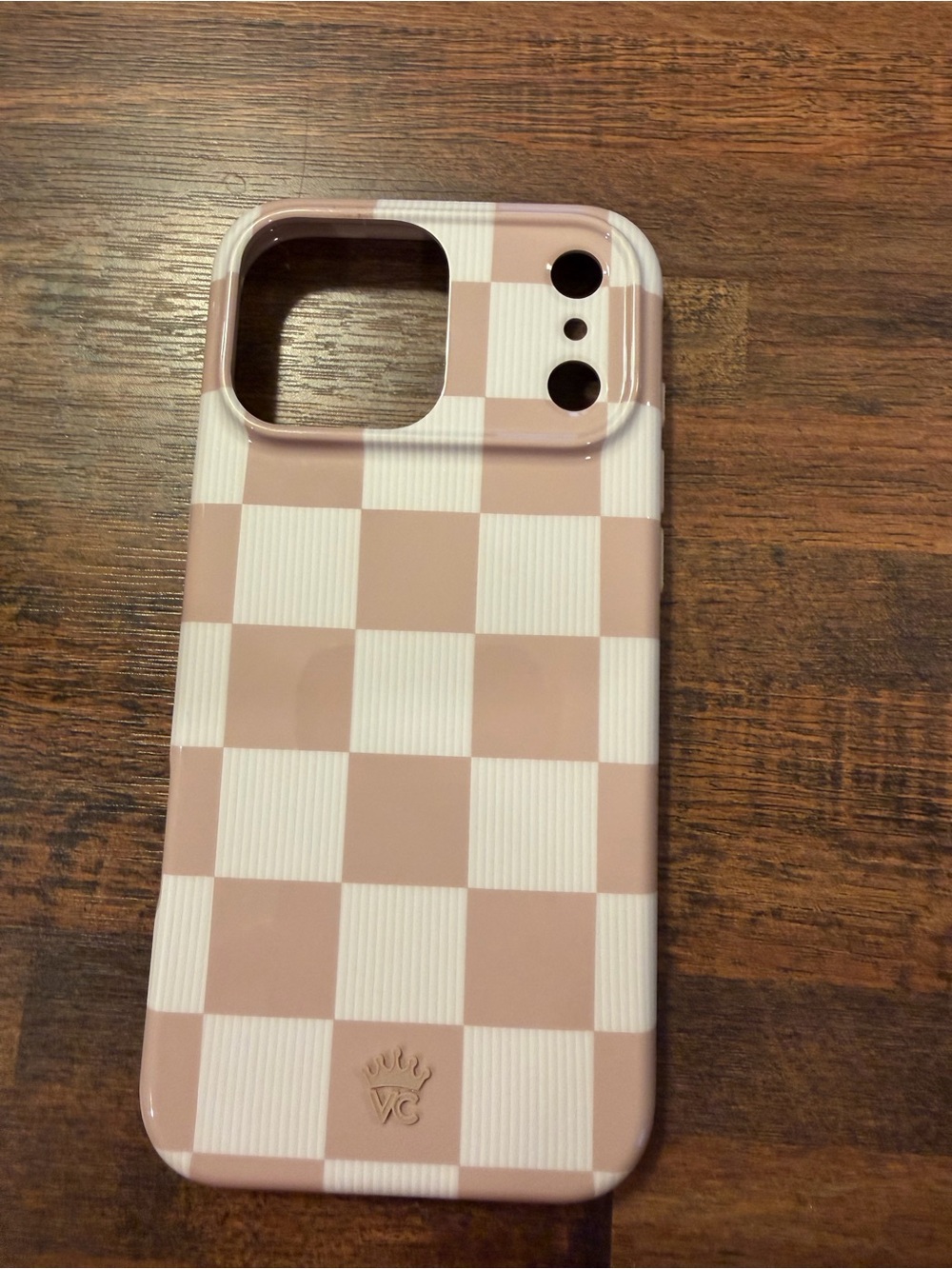 Checkerboard Pink & White Phone Case - Unbranded